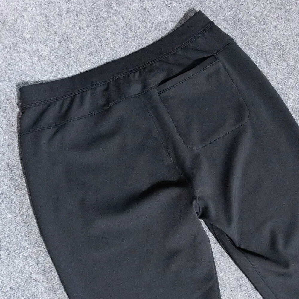 Rhone Warm Up Tech Jogger Pants Men's Large Black Performance Stretch Zip Pocket